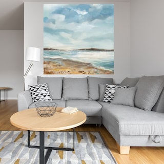 Foto 4 | Cuadro Decorativo - Playa Costera - Carson Lyons - Arte Paisaje - Impresión En Lienzo - Fine Art Tj