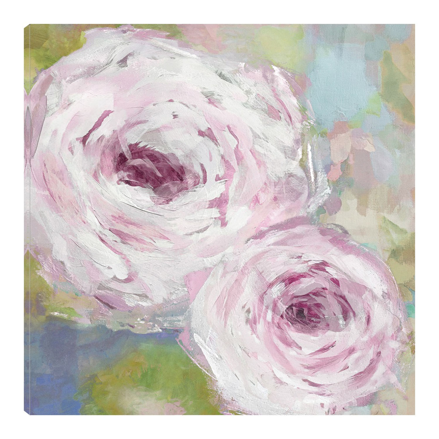 Cuadro Decorativo Fine Art TJ 'Neblina Floral' de Tania Bello 82 x 82 cm