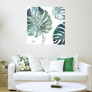 Foto 3 | Cuadro Decorativo - Orgánico Con Azules I - Patricia Pinto - Fine Art Tj - Arte Floral - Impresión En Lienzo