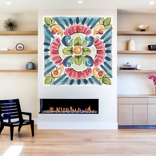 Foto 5 | Cuadro Decorativo - Peaonias Camiles Rosa - Sue Schlabach - Arte Floral - Impresión En Lienzo - Fine Art Tj