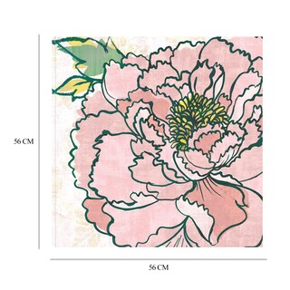Foto 6 | Cuadro Decorativo - Peaonias Camiles Rosa - Sue Schlabach - Arte Floral - Impresión En Lienzo - Fine Art Tj