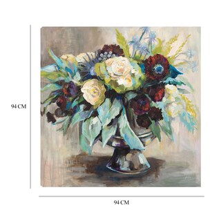 Foto 6 | Cuadro Decorativo - Serenidad - Jeanette Vertentes - Arte Floral - Impresión En Lienzo - Fine Art Tj