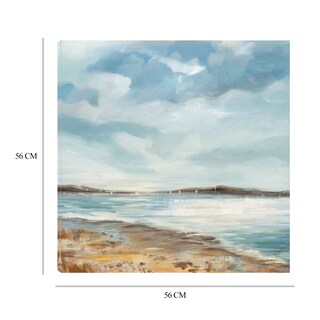 Foto 6 | Cuadro Decorativo - Playa Costera - Carson Lyons - Arte Paisaje - Impresión En Lienzo - Fine Art Tj