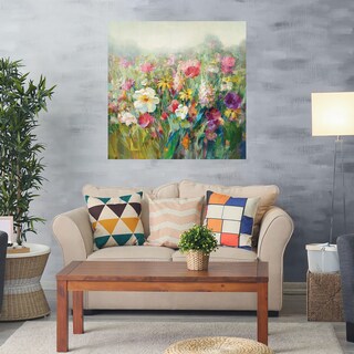 Foto 2 | Cuadro Decorativo - Prados De Montaña - Danhui Nai - Arte Floral - Impresión En Lienzo - Fine Art Tj