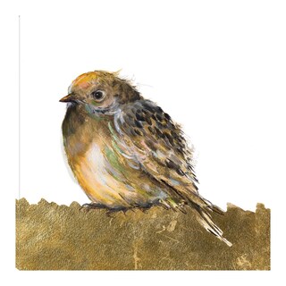Foto 1 | Cuadro Decorativo - Pájaro De Oro - Patricia Pinto - Arte Animales - Impresión En Lienzo - Fine Art Tj
