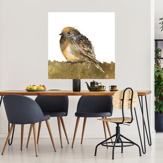 Foto 3 | Cuadro Decorativo - Pájaro De Oro - Patricia Pinto - Arte Animales - Impresión En Lienzo - Fine Art Tj