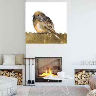 Foto 4 | Cuadro Decorativo - Pájaro De Oro - Patricia Pinto - Arte Animales - Impresión En Lienzo - Fine Art Tj