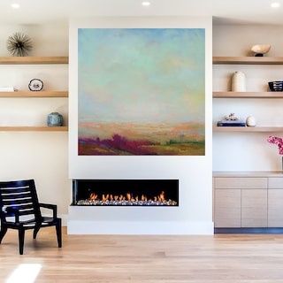 Foto 5 | Cuadro Decorativo Fine Art Tj Se Vuelve Rojo William Mccarthy Arte Paisaje Impresión en Lienzo