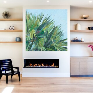 Foto 5 | Cuadro Decorativo Fine Art Tj Paisaje Urbano Naranja Paul Brent Arte Ciudades Impresión en Lienzo