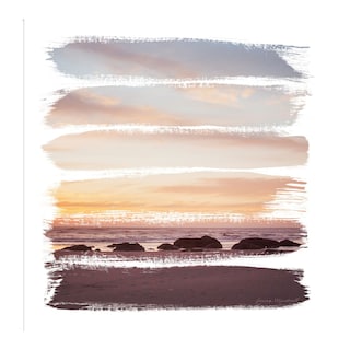 Foto 1 | Cuadro Decorativo - Rayas De Atardecer Iv - Laura Marshall - Arte Abstracto - Impresión En Lienzo - Fine Art Tj