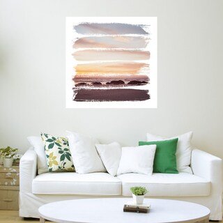 Foto 3 | Cuadro Decorativo - Rayas De Atardecer Iv - Laura Marshall - Arte Abstracto - Impresión En Lienzo - Fine Art Tj