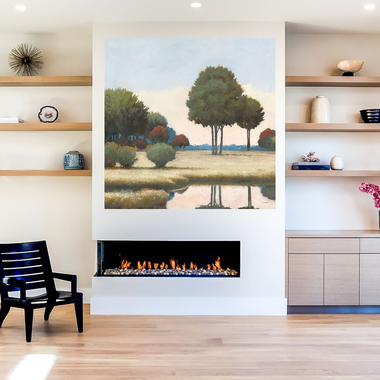 Foto 5 | Cuadro Decorativo - Por Los Canales Ii - James Wiens  - Arte Paisaje - Impresión En Lienzo - Fine Art Tj