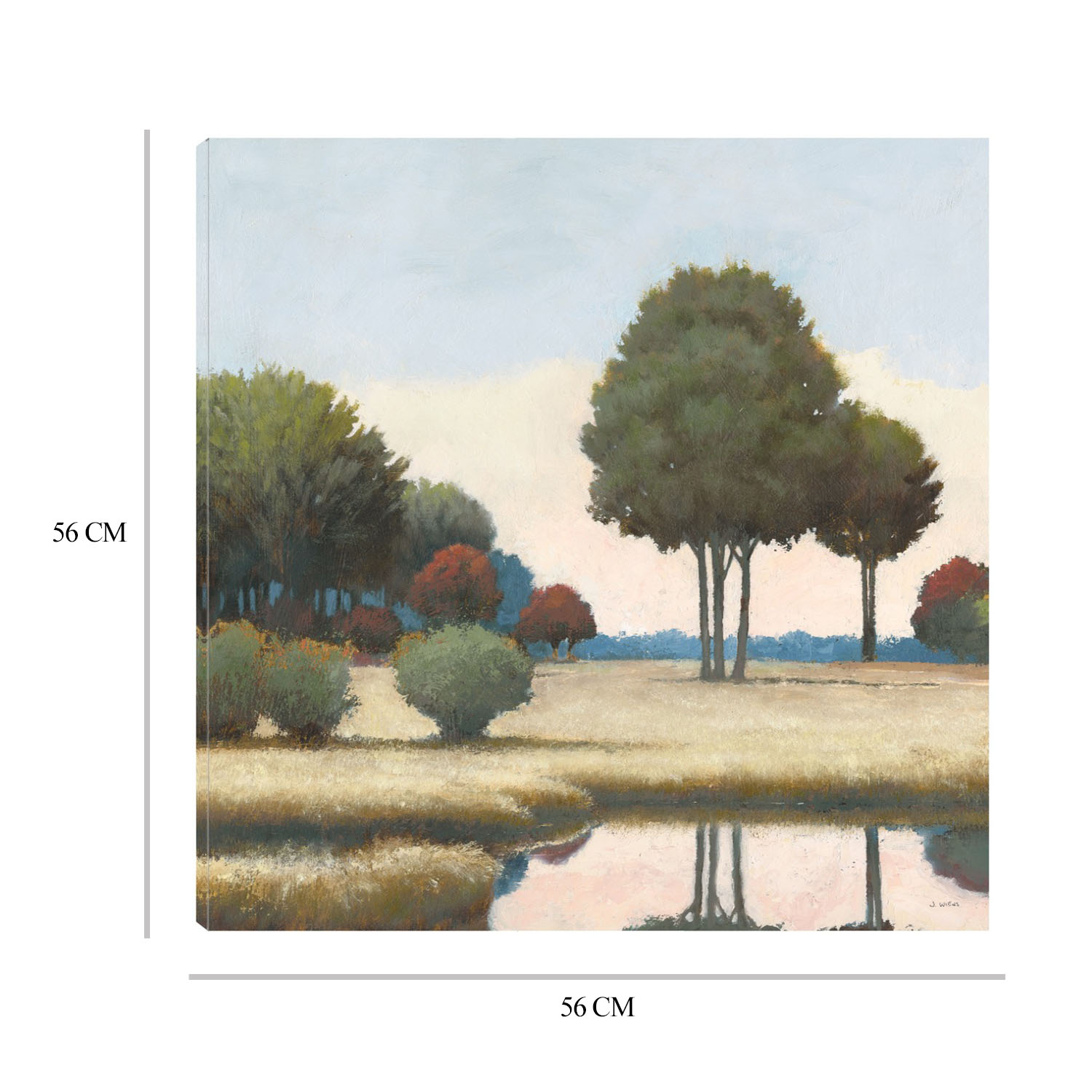 Foto 6 | Cuadro Decorativo - Por Los Canales Ii - James Wiens  - Arte Paisaje - Impresión En Lienzo - Fine Art Tj