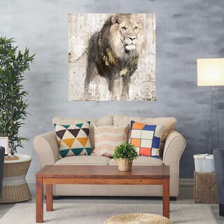 Foto 2 | Cuadro Decorativo - Retrato De León - Heather Hayes - Arte Animales - Impresión En Lienzo - Fine Art Tj