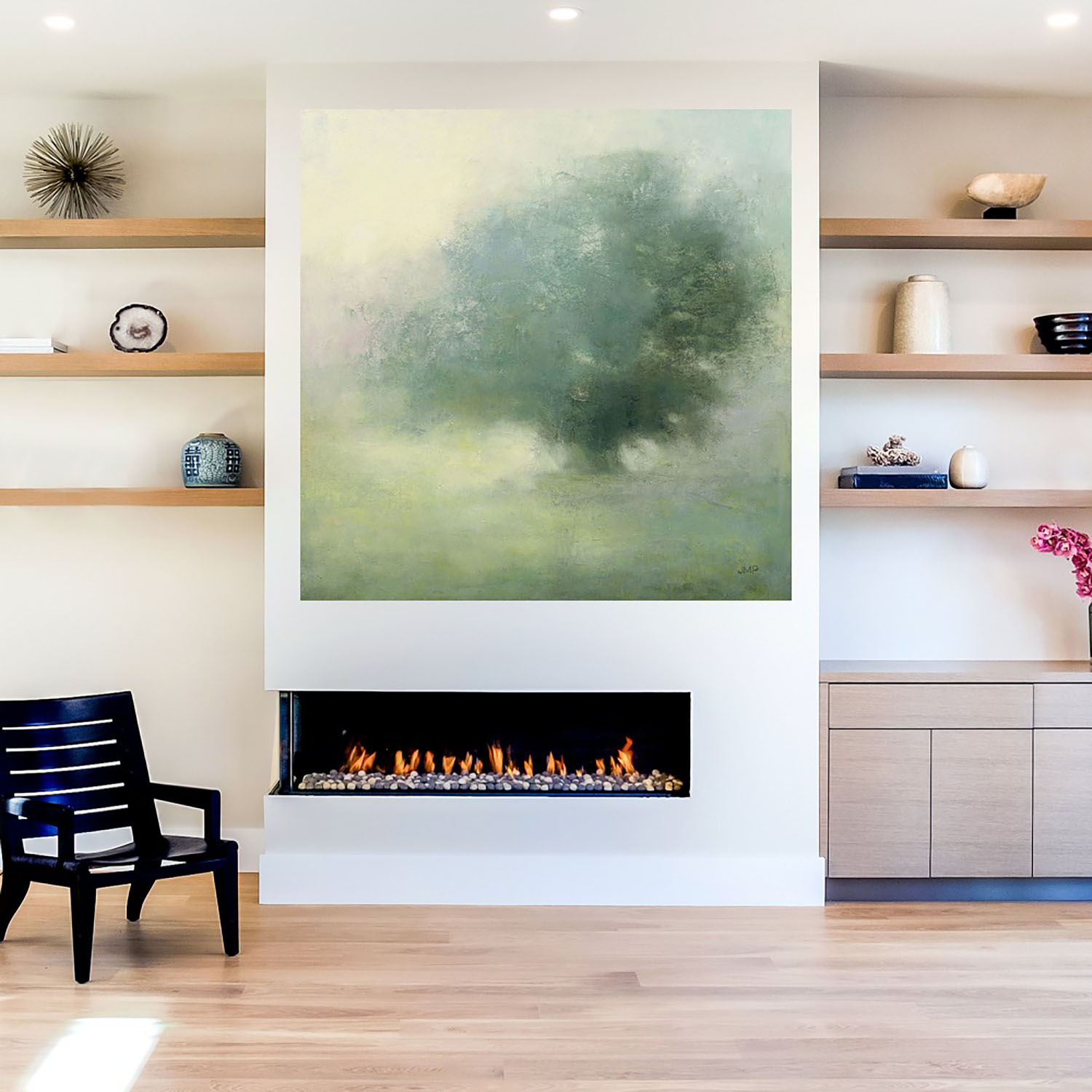Foto 5 | Cuadro Decorativo Fine Art TJ 'Niebla de Rosas' de Carol Robinson 82 x 82 cm