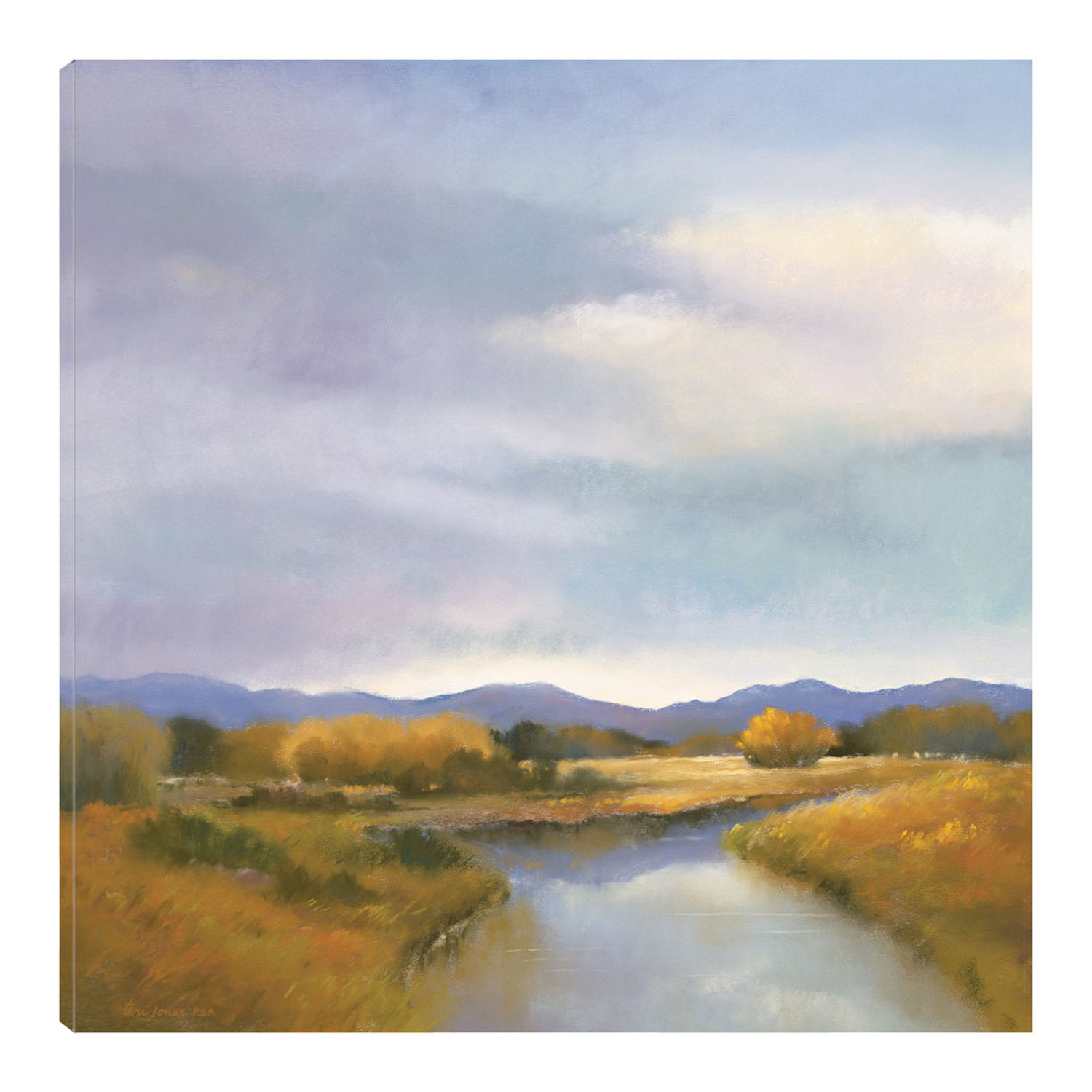 Cuadro Decorativo Fine Art TJ 'Orilla del Río' de Teri Jonas 94 x 94 cm