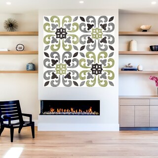Foto 5 | Cuadro Decorativo - Patrón Clásico De Cítricos Iv Negro - Sue Schlabach - Arte Abstracto - Fine Art Tj