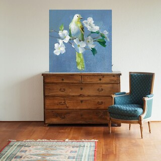 Foto 2 | Cuadro Decorativo - Primavera En El Vecindario Ii - Danhui Nai - Arte Animales - Impresión En Lienzo - Fine Art Tj