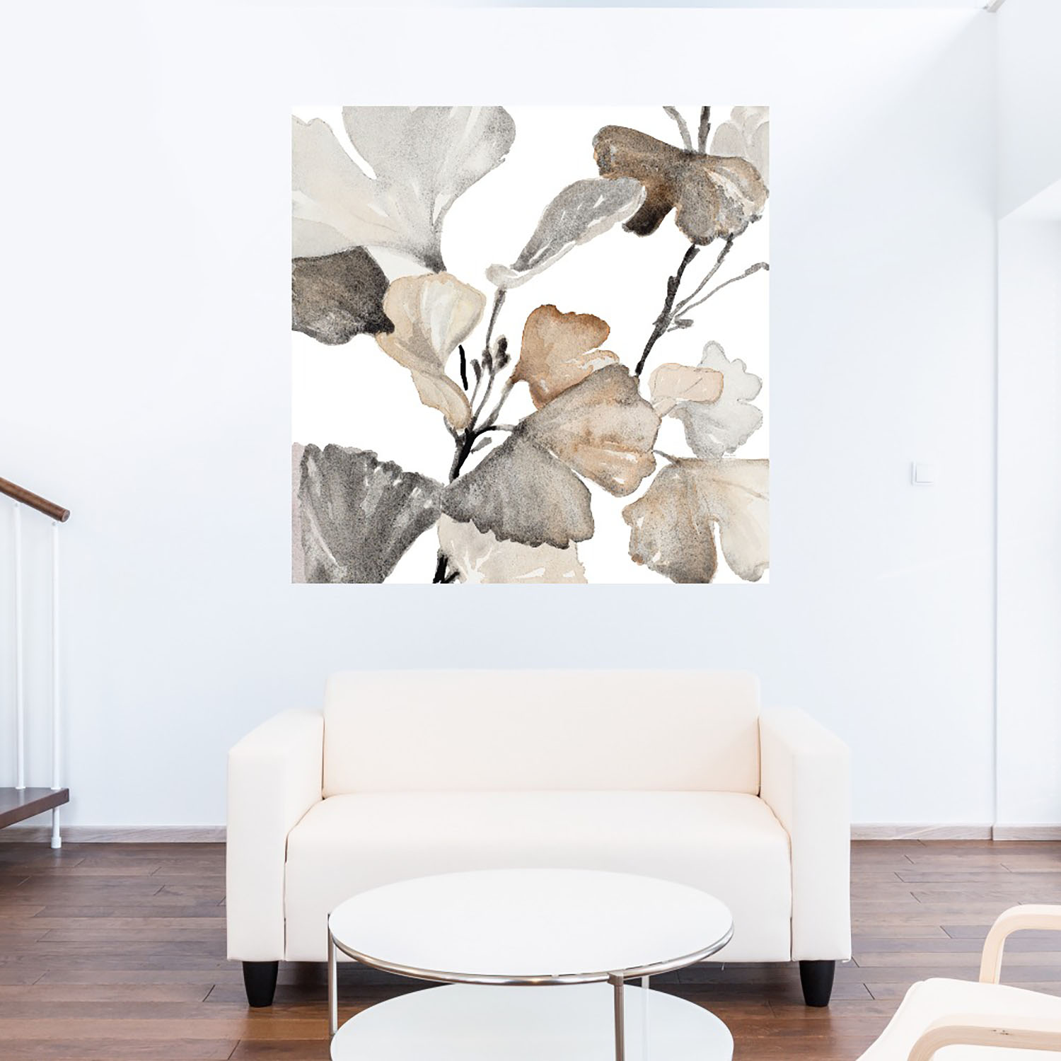 Foto 5 | Cuadro Decorativo Fine Art Tj Tallos de Ginko Neutral II Lanie Loreth Arte Floral Impresión en Lienzo