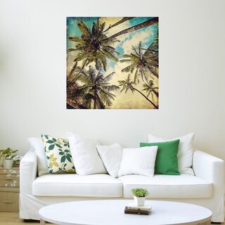 Foto 3 | Cuadro Decorativo Fine Art Tj Palmas de Islas Kauai Melanie Alexandra Price Arte Costa Impresión en Lienzo