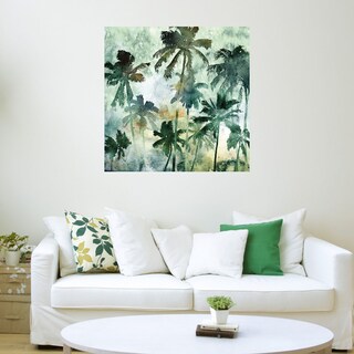 Foto 3 | Cuadro Decorativo - Palmeras De Acuarela Ii - Heather Hayes - Arte Costa - Impresión En Lienzo - Fine Art Tj