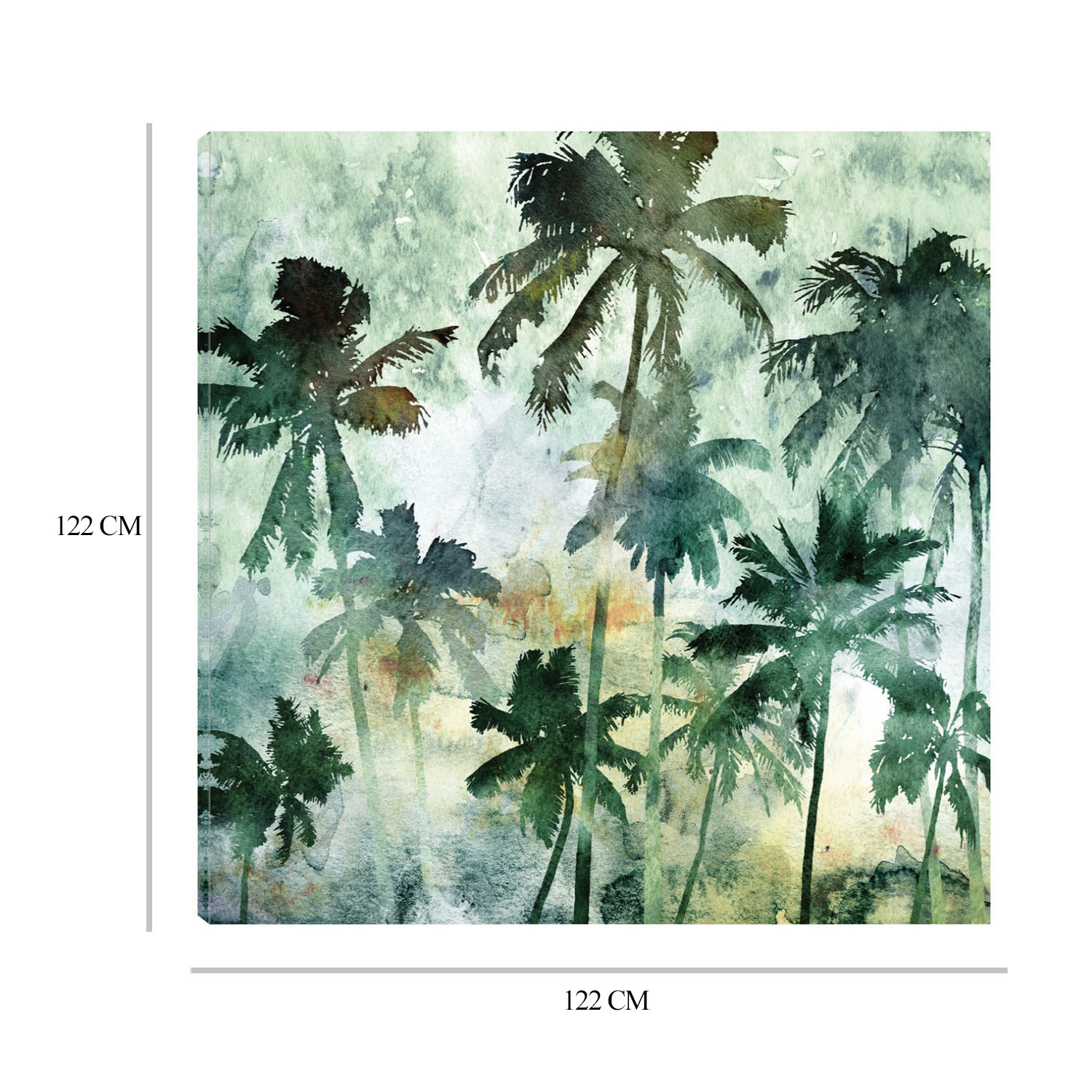 Foto 6 | Cuadro Decorativo - Palmeras De Acuarela Ii - Heather Hayes  - Arte Costa - Impresión En Lienzo - Fine Art Tj