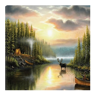Foto 1 | Cuadro Decorativo - Recuerdos Con Papá - Chuck Black - Arte Paisaje - Impresión En Lienzo - Fine Art Tj