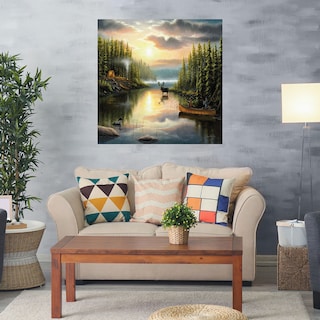 Foto 2 | Cuadro Decorativo - Recuerdos Con Papá - Chuck Black - Arte Paisaje - Impresión En Lienzo - Fine Art Tj
