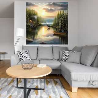 Foto 4 | Cuadro Decorativo - Recuerdos Con Papá - Chuck Black - Arte Paisaje - Impresión En Lienzo - Fine Art Tj
