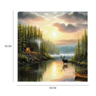Foto 6 | Cuadro Decorativo - Recuerdos Con Papá - Chuck Black - Arte Paisaje - Impresión En Lienzo - Fine Art Tj