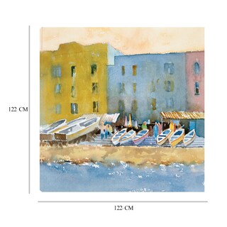 Foto 6 | Cuadro Decorativo - Puerto En Capri I - Barbara Maiser - Arte Costa - Impresión En Lienzo - Fine Art Tj