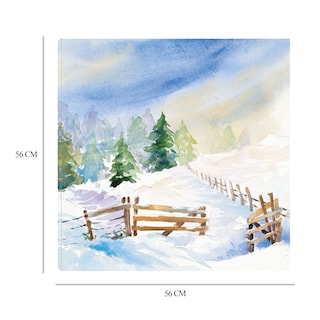 Foto 6 | Cuadro Decorativo - Serenidad Nevada I - Lanie Loreth - Arte Paisaje - Impresión En Lienzo - Fine Art Tj