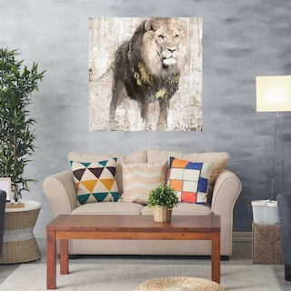 Foto 2 | Cuadro Decorativo - Retrato De León - Heather Hayes - Arte Animales - Impresión En Lienzo - Fine Art Tj