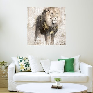 Foto 3 | Cuadro Decorativo - Retrato De León - Heather Hayes - Arte Animales - Impresión En Lienzo - Fine Art Tj