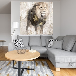 Foto 4 | Cuadro Decorativo - Retrato De León - Heather Hayes - Arte Animales - Impresión En Lienzo - Fine Art Tj