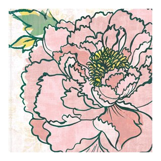Foto 1 | Cuadro Decorativo - Peaonias Camiles Rosa - Sue Schlabach - Arte Floral - Impresión En Lienzo - Fine Art Tj