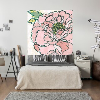 Foto 5 | Cuadro Decorativo - Peaonias Camiles Rosa - Sue Schlabach - Arte Floral - Impresión En Lienzo - Fine Art Tj