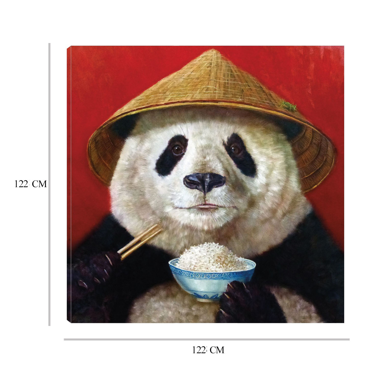 Foto 6 | Cuadro Decorativo - Panda - Lucia Heffernan  - Arte Animales - Impresión En Lienzo - Fine Art Tj