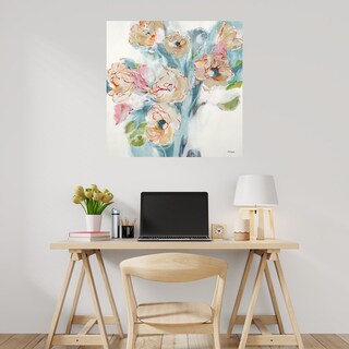 Foto 2 | Cuadro Decorativo Fine Art Tj Selecciones de Rojos Jill Martin Arte Floral Impresión en Lienzo