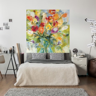 Foto 5 | Cuadro Decorativo Fine Art Tj Ramo de Colores Jill Martin Arte Floral Impresión en Lienzo