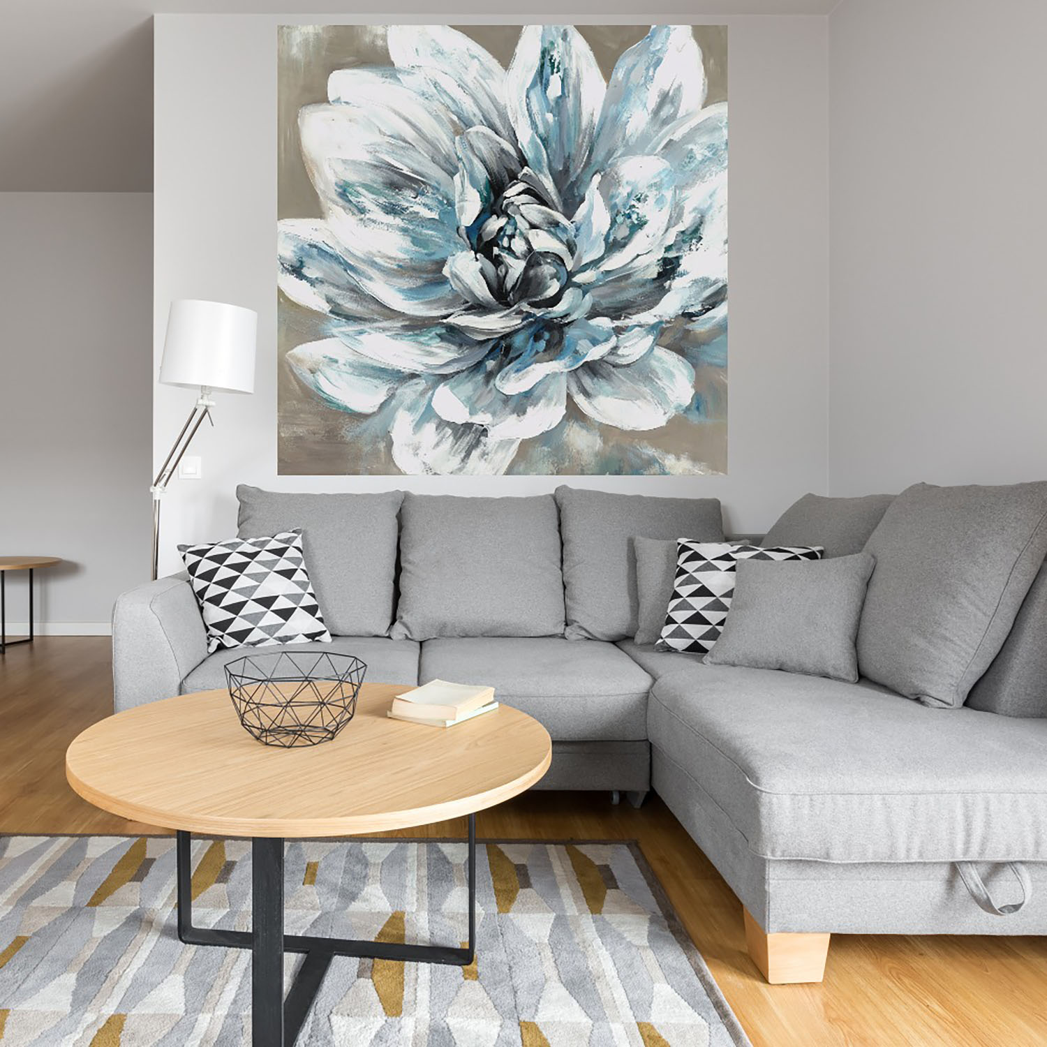 Foto 4 | Cuadro Decorativo - Primavera Plateada Iv - Emily Williams  - Arte Floral - Impresión En Lienzo - Fine Art Tj