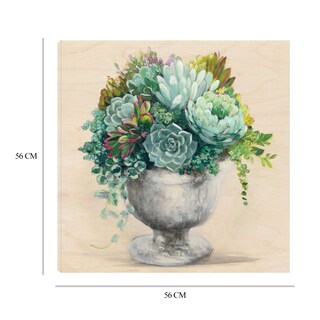 Foto 6 | Cuadro Decorativo - Suculentas Festivas I - Julia Purinton - Arte Floral - Impresión En Lienzo - Fine Art Tj