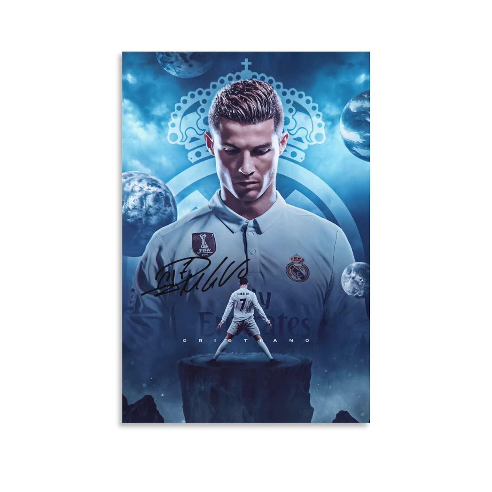 Foto 2 pulgar | Póster Mural Sobre Lienzo de Cristiano Ronaldo 3.40 x 60 cm - Venta Internacional