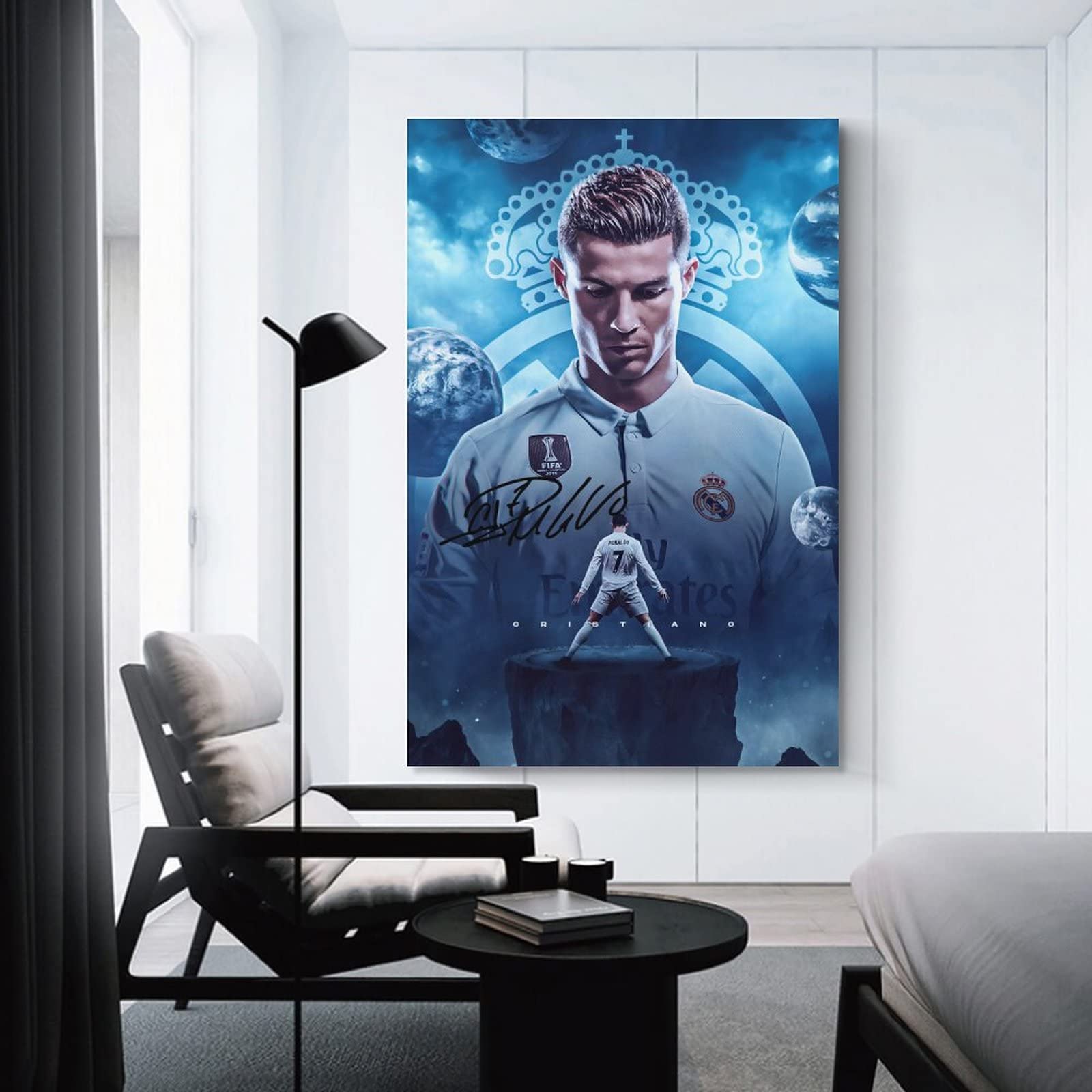 Foto 4 pulgar | Póster Mural Sobre Lienzo de Cristiano Ronaldo 3.40 x 60 cm - Venta Internacional