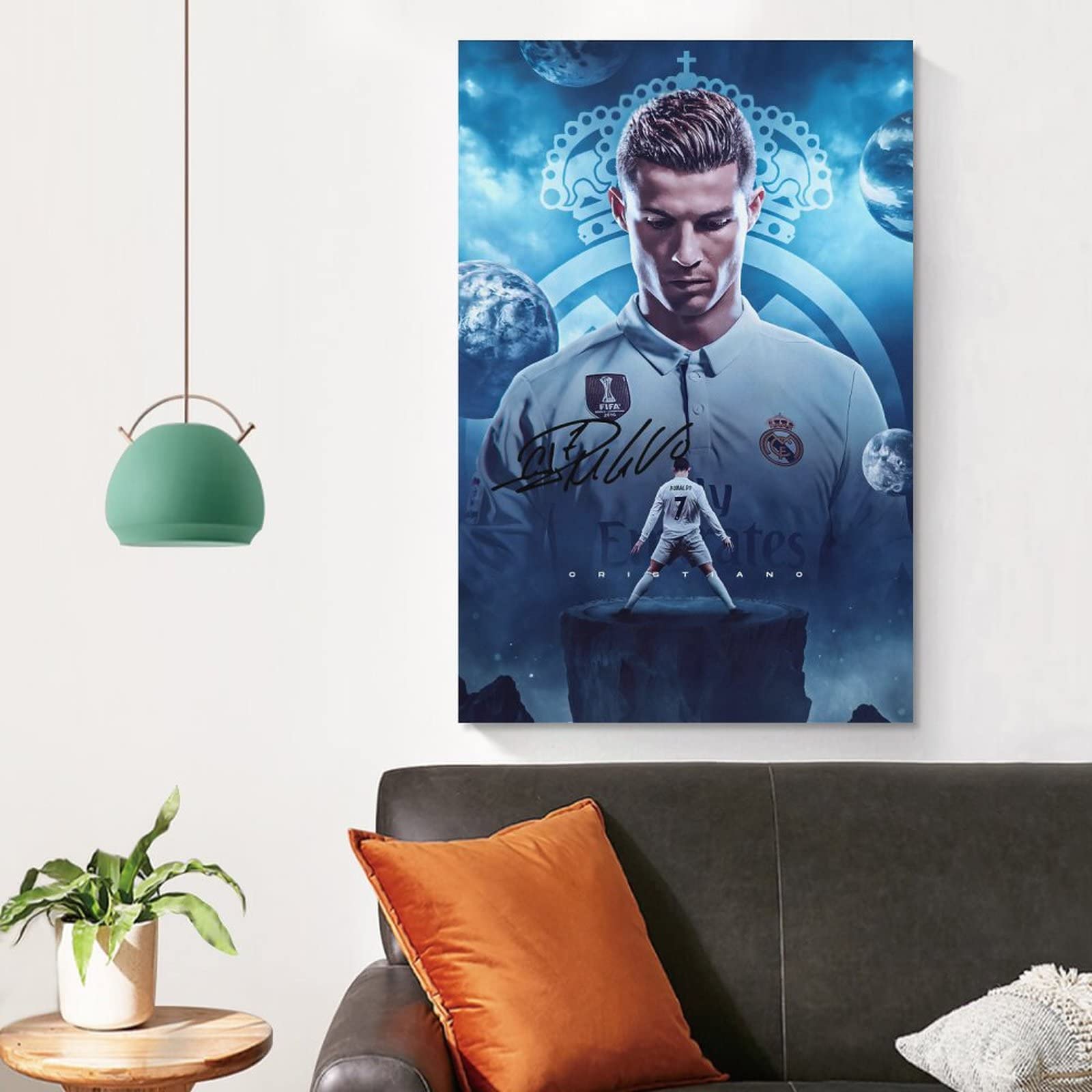 Foto 5 pulgar | Póster Mural Sobre Lienzo de Cristiano Ronaldo 3.40 x 60 cm - Venta Internacional