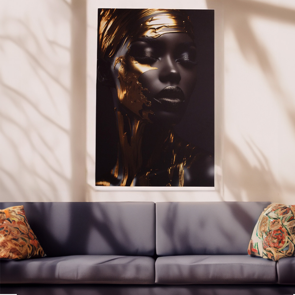 Foto 4 | Cuadro Fotografía Artística Mujer Ilios Innova Cdt-mujer3 Multicolor Tela 80 x 120