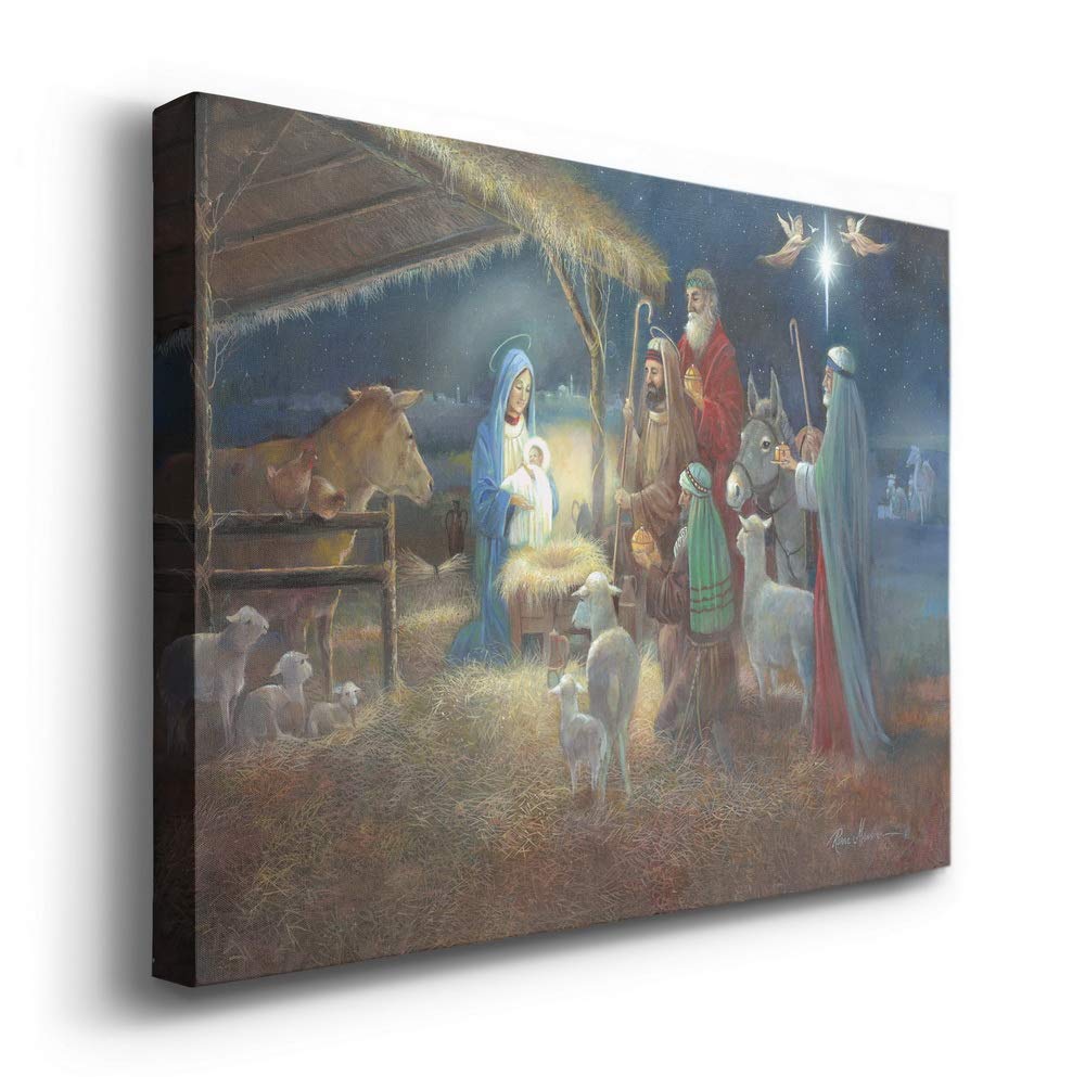 Foto 3 pulgar | Galería De Arte Mural Renditions A Child Is Born Christ, 30 X 45 Cm - Venta Internacional.