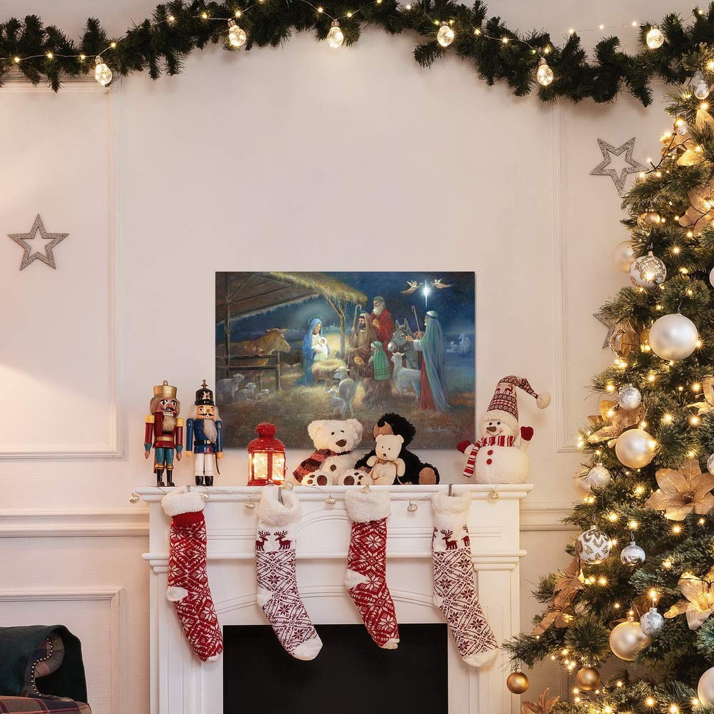 Foto 4 | Galería De Arte Mural Renditions A Child Is Born Christ, 30 X 45 Cm - Venta Internacional.