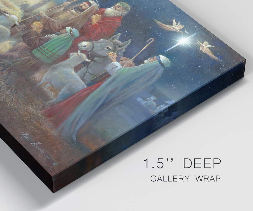 Foto 7 pulgar | Galería De Arte Mural Renditions A Child Is Born Christ, 30 X 45 Cm - Venta Internacional.