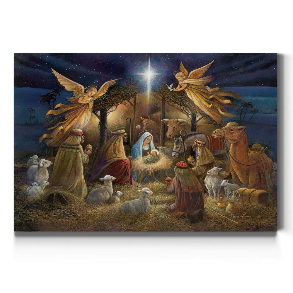 Galería De Arte Mural, Belén De Cristo, 32 X 48 Cm - Venta Internacional.